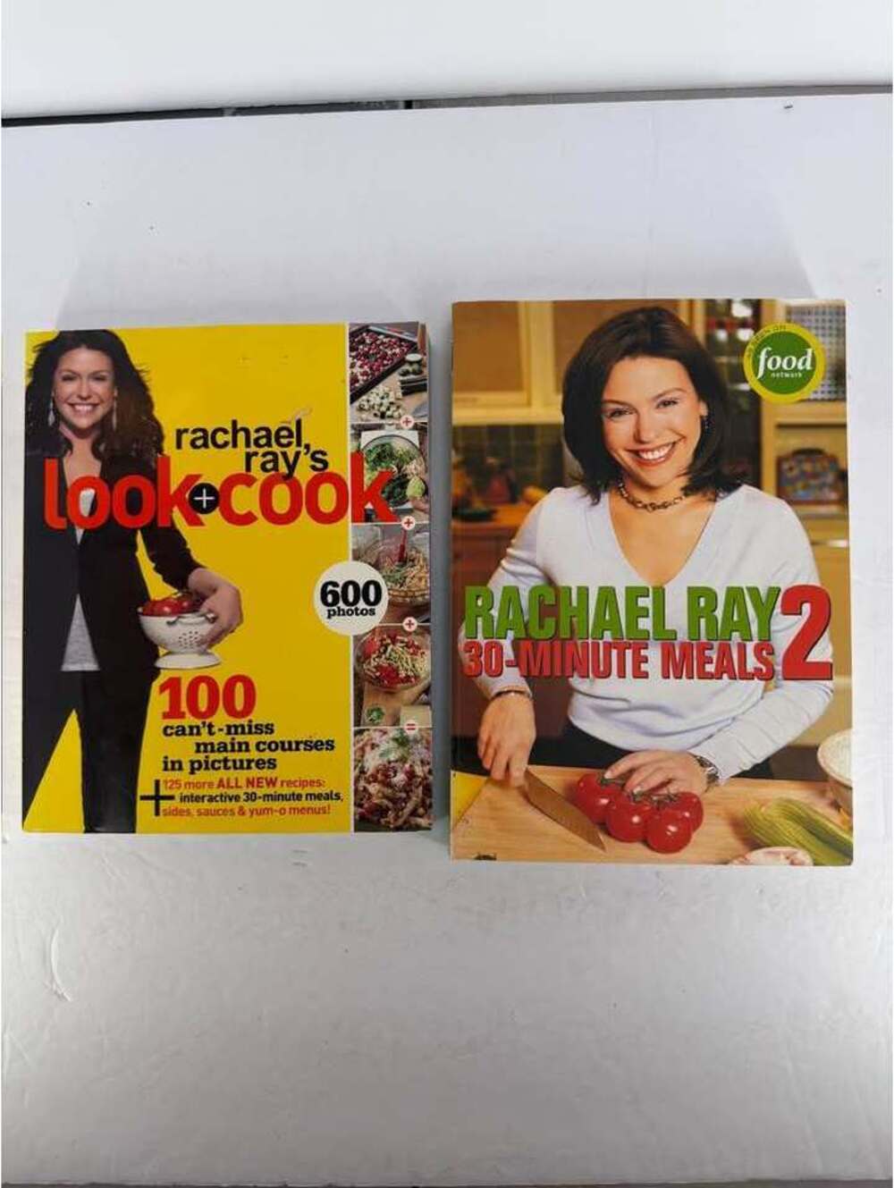 Rachael Ray 30-Minute Meals 2 and Look + Cook Cookbook Set